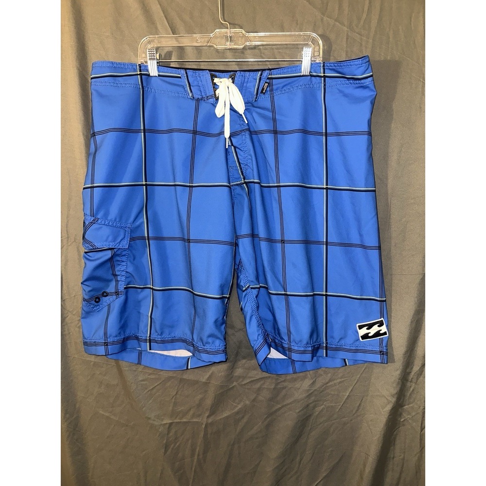Billabong Board Shorts Mens‎ 42 Blue Platinum X All Day Swim Surf Trunks Pocket